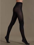 Marks & Spencer 3 Pair Pack 60 Denier Supersoft Opaque Tights Black