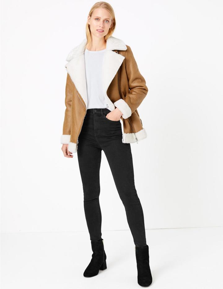 Marks & Spencer Carrie Super Soft Skinny Jeans Black