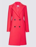 Marks & Spencer Stitch Detail Textured Coat Pink