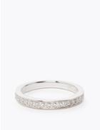 Marks & Spencer Crystal Band Ring Silver