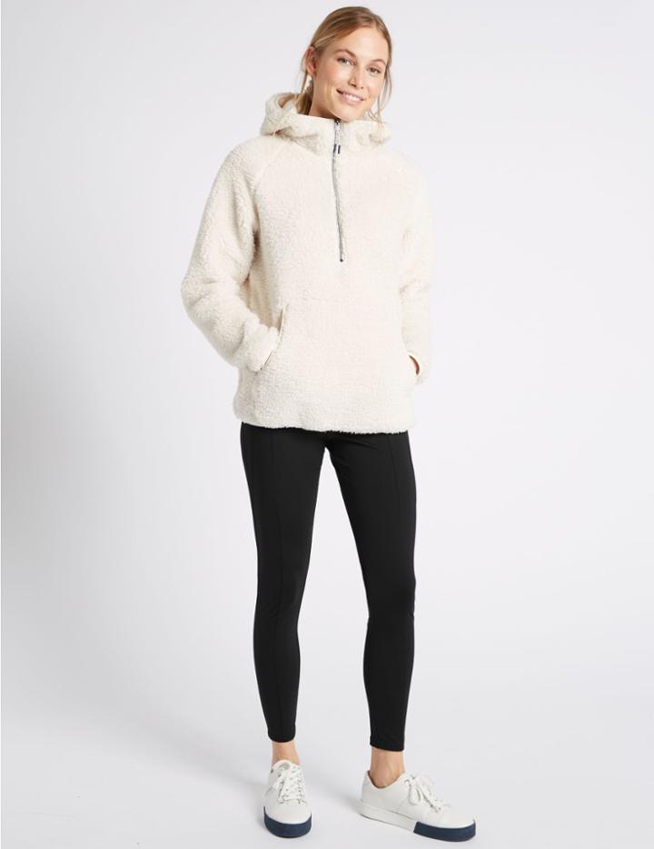 Marks & Spencer Active Zipped Leggings Black