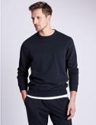 Marks & Spencer Crew Neck Sweatshirt Navy