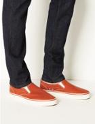 Marks & Spencer Slip-on Pump Shoes With Freshfeet&trade; Rust