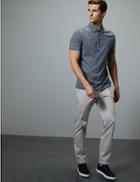 Marks & Spencer Tailored Fit Cotton Rich Chinos Mid Grey