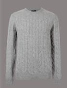 Marks & Spencer Merino Wool Rich Jumper Grey