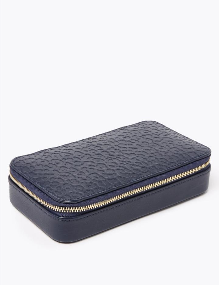 Marks & Spencer Rectangular Jewellery Box Navy Mix
