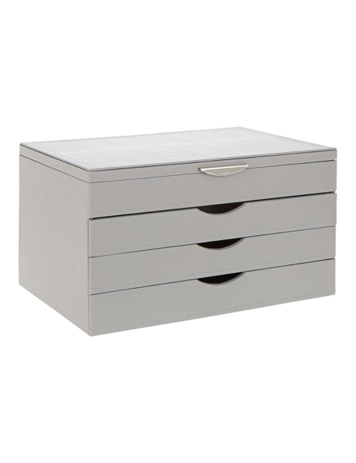 Marks & Spencer Rectangular Large Jewellery Box Grey Mix