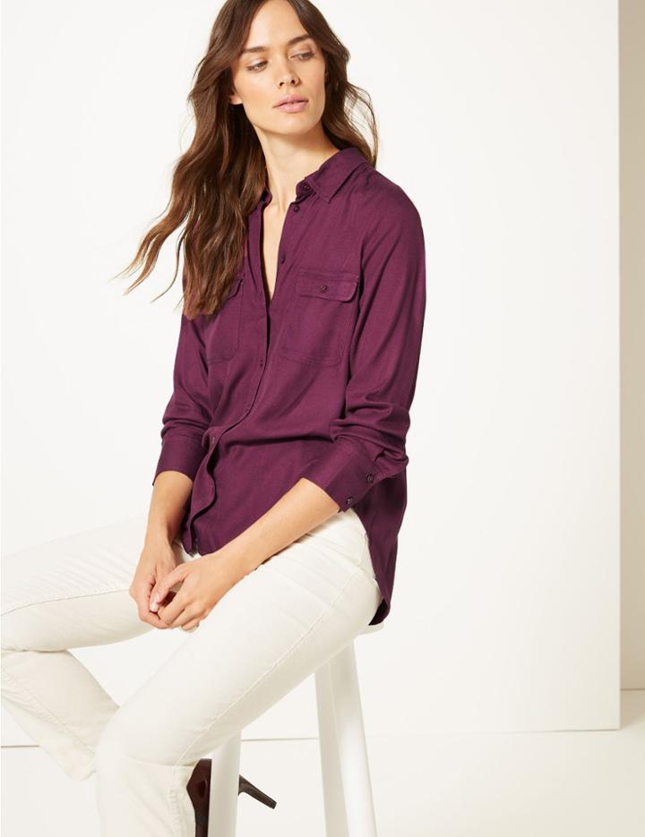 Marks & Spencer Long Sleeve Shirt Multi
