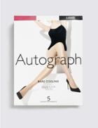 Marks & Spencer 5 Denier Cool Comfort&trade; Bare Cooling Oiled Look Tights Suntan