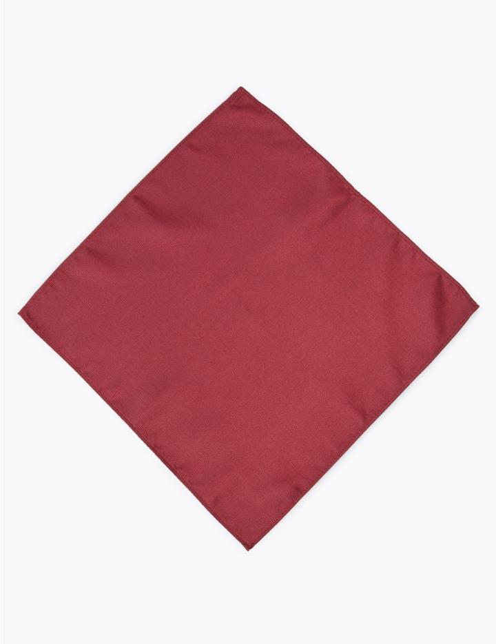 Marks & Spencer Twill Pocket Square Burgundy