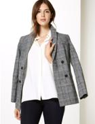 Marks & Spencer Oversized Long Sleeve Shirt Ivory