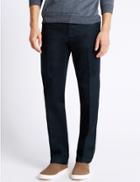 Marks & Spencer Regular Fit Chinos With Stormwear&trade; Navy Mix