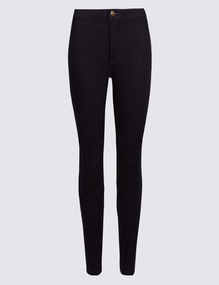 Marks & Spencer Petite High Waist Super Skinny Jeggings Indigo