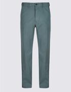 Marks & Spencer Super Lightweight Regular Fit Chinos Mid Blue