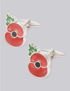 Marks & Spencer The Poppy&reg; Collection Poppy Cufflinks Red Mix