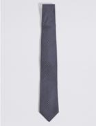 Marks & Spencer Textured Tie Navy