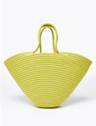 Marks & Spencer Rope Tote Bag Moss