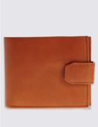 Marks & Spencer Leather Wallet With Cardsafe&trade; Tan