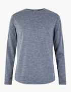 Marks & Spencer Active Marl Sweatshirt Charcoal