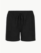 Marks & Spencer Curve Chino Shorts Black