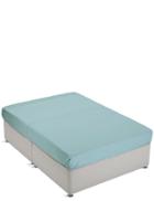 Marks & Spencer Non-iron Pure Egyptian Cotton Flat Sheet Light Verdigris