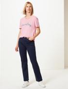 Marks & Spencer Roma Rise Straight Leg Jeans