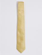 Marks & Spencer Textured Tie Yellow Mix