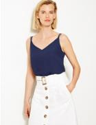 Marks & Spencer Camisole Top Navy