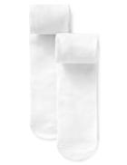 Marks & Spencer 2 Pairs Of Cotton Rich Staysoft&trade; Tights (0-24 Months) White