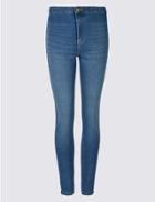 Marks & Spencer High Waist Super Skinny Jeggings Medium Blue