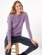 Marks & Spencer Cashmilon&trade; Round Neck Jumper Violet