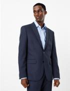Marks & Spencer Blue Textured Skinny Fit Jacket Blue