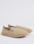 Marks & Spencer Cotton Slip-on Espadrilles Stone