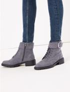 Marks & Spencer Cleated Hiker Ankle Boots Grey