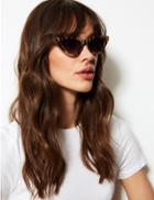 Marks & Spencer Narrow Cat Eye Sunglasses Black Mix