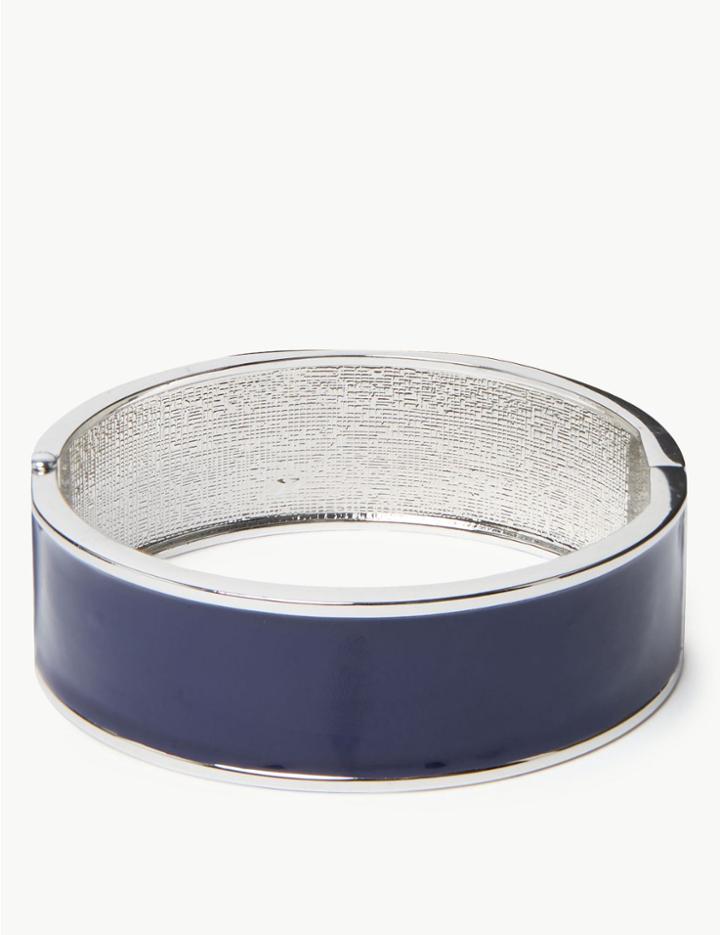 Marks & Spencer Slim Hinged Bangle Blue Mix