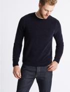 Marks & Spencer Chenille Textured Jumper Navy