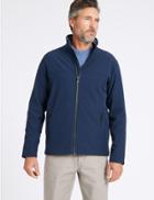 Marks & Spencer Fleece Lined Jacket With Stormwear&trade; Navy