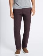 Marks & Spencer Slim Fit Pure Cotton Chinos Mulberry