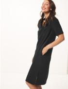 Marks & Spencer Short Sleeve Shift Dress Black