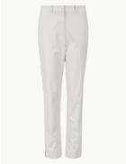 Marks & Spencer Cotton Rich Tapered Leg Chinos Light Grey