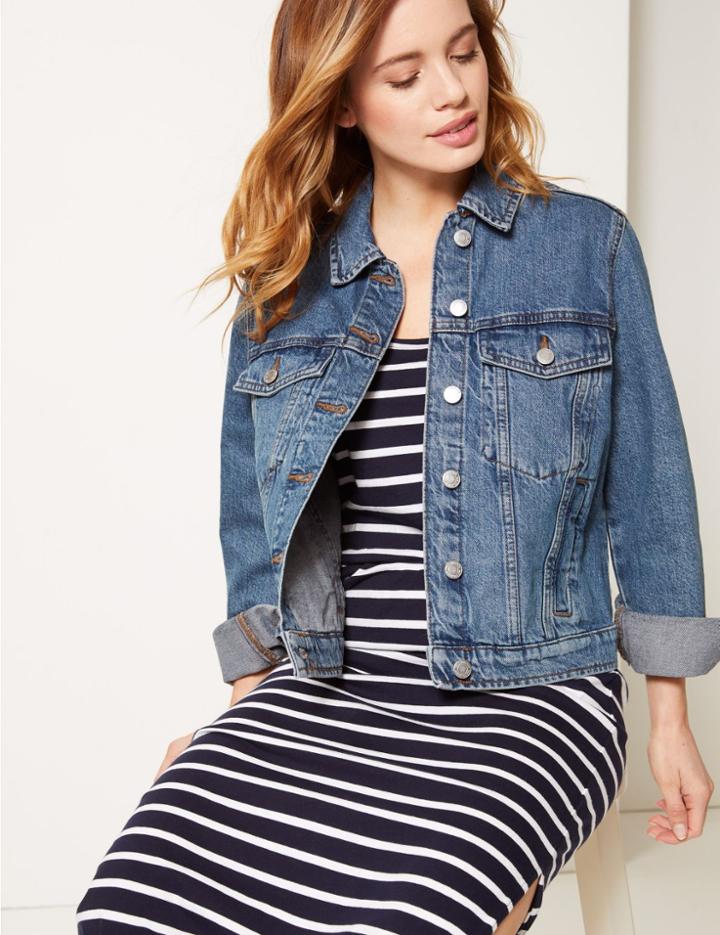 Marks & Spencer Petite Denim Jacket Indigo