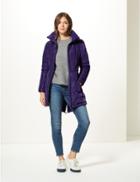 Marks & Spencer Padded Coat With Stormwear&trade; Purple