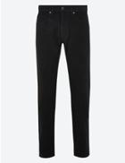 Marks & Spencer Slim Fit Italian Moleskin Trousers Black