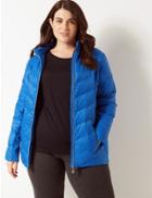Marks & Spencer Curve Padded Jacket With Stormwear&trade; Rich Blue