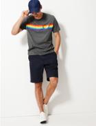 Marks & Spencer Pride Heart Cotton T-shirt Grey Mix