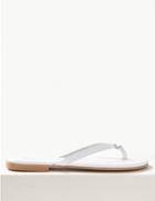 Marks & Spencer Leather Flip-flops Sandals White