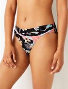 Marks & Spencer Printed Front Twist Hipster Bikini Bottoms