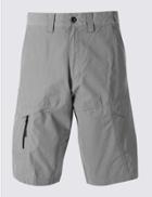Marks & Spencer Cotton Rich Trekking Shorts Grey