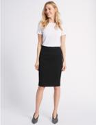Marks & Spencer Tailored Fit Pencil Skirt Black